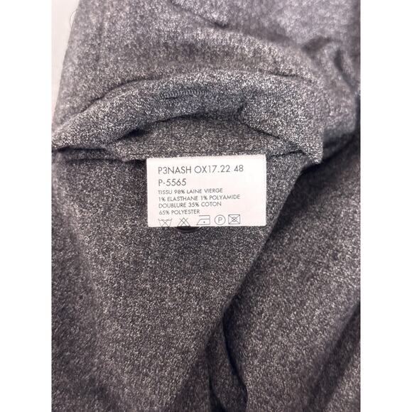 De Fursac Dress Pants 36 x 31 Mens Gray Italian Wool Blend Officer Trouser - Picture 7 of 7